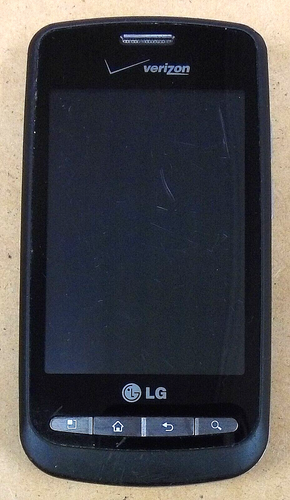 LG Optimus Vortex VS660 - Black and Silver ( Verizon ) Android ...