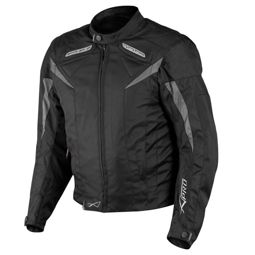 Tela chaqueta Moto CE protectores mangas desmontables chaleco térmico Negro - 第 5/15 張圖片