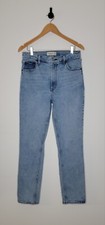 Abercrombie Fitch The 90s Slim Straight Ultra High Rise Jeans Size 30/10