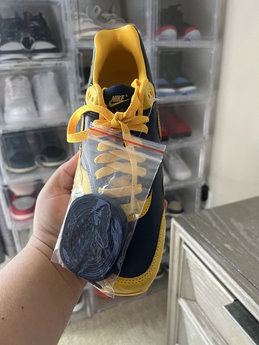 NIKE ☆ Air Max 1 Premium WOMEN’S ‘Michigan Snakeskin’ Size 8.5 - Nike Air Max 1 Premium Low Michigan Snakeskin W
