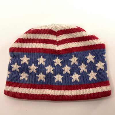 The Gap Factory Store American Flag Winter Beanie Hat Sm/MEd