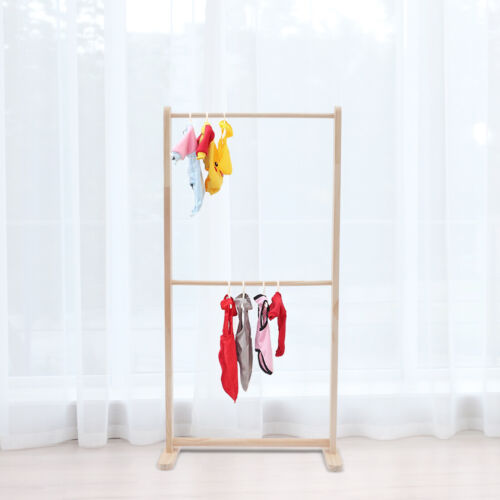 Garment Display Hanging Rack 2 Tier Children Pets' Clothes Rail Holder Rack NEW