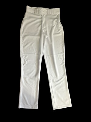Champro MVP Men s Open Bottom Baseball Pants White Size Small New