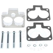 Silver Throttle Body Spacer For Dodge Ram 1500 Dakota Durango 3.7L 3.9L 4.7L