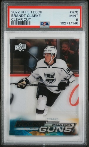 Brandt Clarke [Clear Cut] #470 2022 Upper Deck card