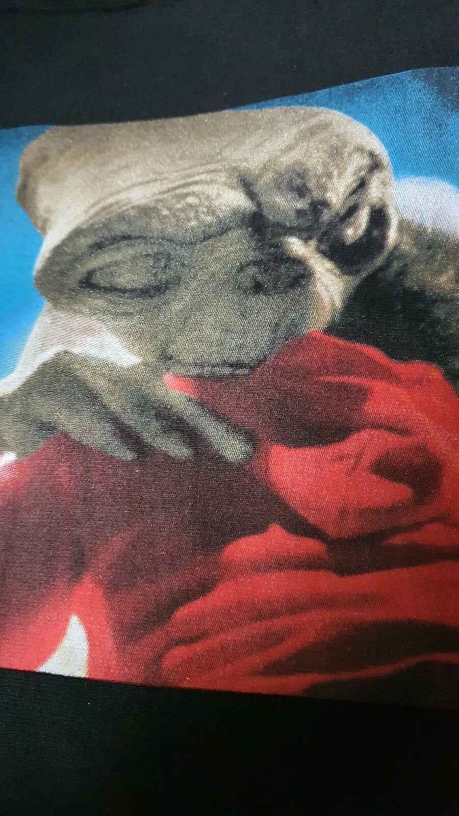 Felpa con cappuccio FW15 Supreme E.T M nera felpa con cappuccio film