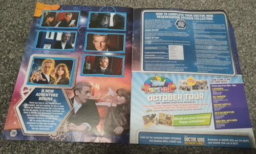Doctor Who Regenerations Sticker Album (Almost Complete ,Topps) - Picture 10 of 10