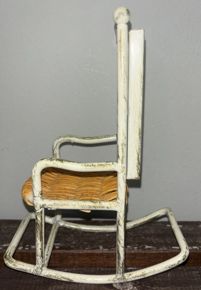 Iron Distressed Picture Frame Country Style Rocking Chair Rustic Item#200 - Image 4 of 4