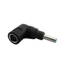 DC 7.4x5.0mm Female To 4.5x3.0mm Male Angled Power Connector Adapter for DELL HP