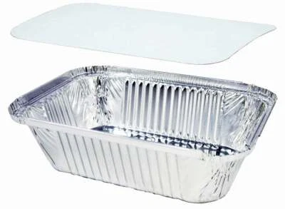 ALCONTS 500 Aluschalen Nudelschale R45L / R935L Alu Assiette Lasagne Schale mit Deckel