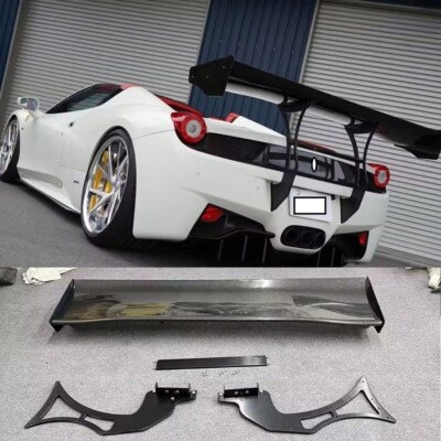 2011-2014 Ferrari 458 2015-2023 488 Carbon Fiber Car Rear Spoiler Wing ...
