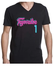 MENS V-NECK Tua Tagovailoa Miami Dolphins Vice City Shirt