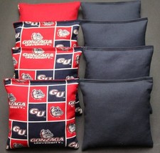 GONZAGA University Bulldogs 8 CORNHOLE BEAN BAGS ACA Regulation Tailgate Toss