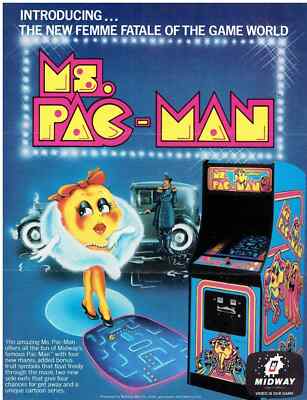Arcade ROM SET (6 chips)  Ms Pacman Namco 2532