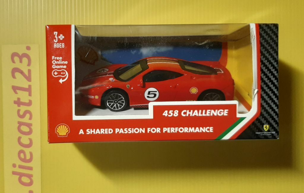 Lot 5) 2019 Bburago Shell V-Power FERRARI 458 812 FXX-K PORTOFINO