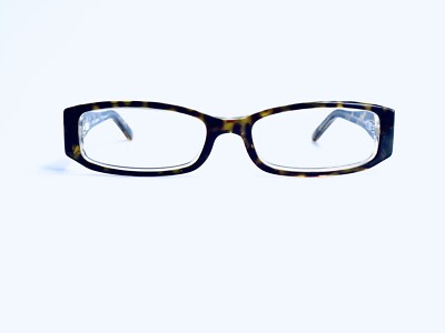 Dolce & Gabbana Brown Yellow Clear Rectangular Leopard  Glasses DG1179 51 15 135