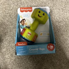 fisher price countin reps dumbbell