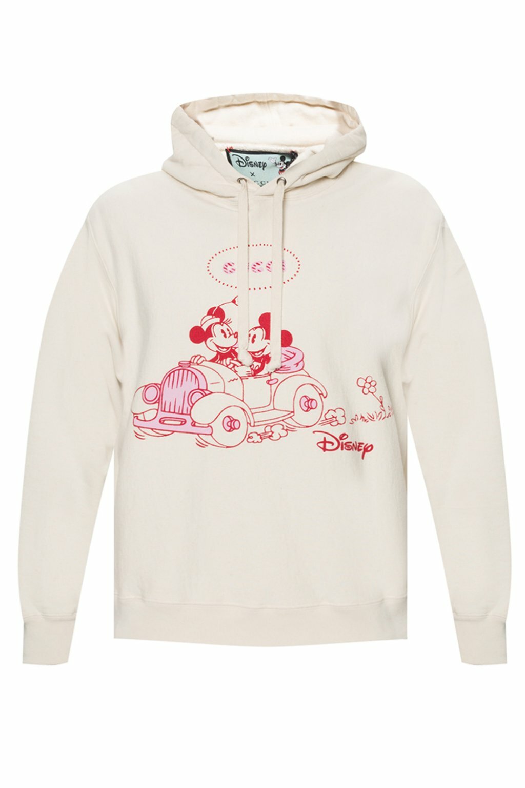 Gucci Hoodie Cream with Mickey Mouse 