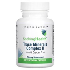 2 X Buscando Salud, Complejo de Minerales Traza II, Sin Hierro y Cobre, 30 Vegetarianos