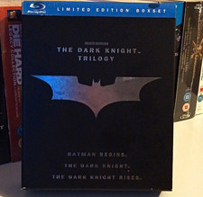 The Dark Knight Trilogy Blu-ray Limited Edition Box Set 5 Disc with Book
