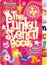 The Funky Stencil Book - paperback Hinkler Books