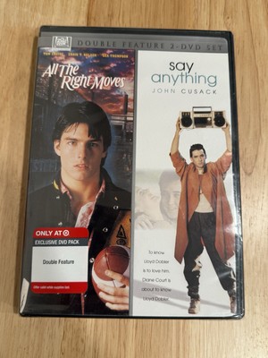All the Right Moves & Say Anything DVD Double Feature Target Cruise Cusack Seal
