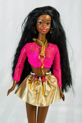 Barbie Shani Soul Train 1993 Afroamerikanisch Mattel Pink Gold AA 10289 - Bild 1 von 4