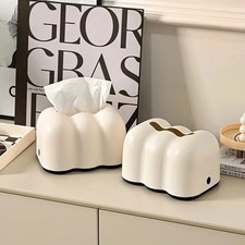 Paper Towel Holder - Elegant Cloud Design - Multi-function Tissue Box