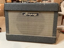 vintage 1961 early Ampeg Jet guitar combo amplifier serviced