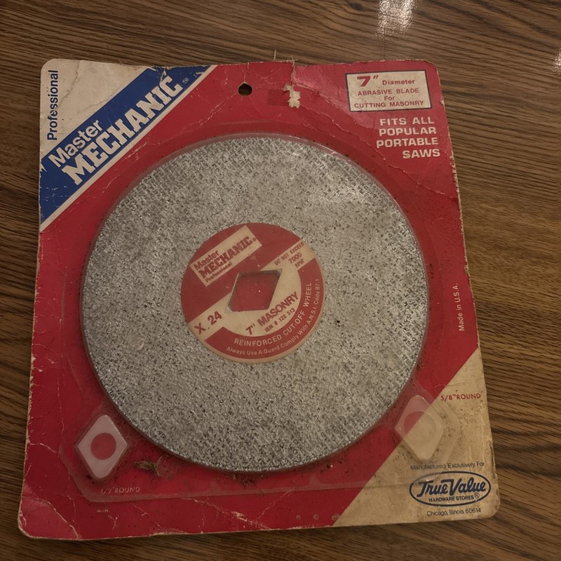 Master Mechanic 7” Masonry Cut-Off Wheel