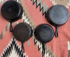 Wagner and Griswold Cast Iron Skillets
