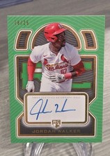 Jordan Walker 2023 Topps Definitive Green Autograph /25 Rookie Cardinals