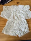 Vintage Cabbage Patch Kid 1980s  patterned frilly dress outfit