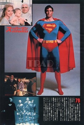 CHRISTOPHER REEVE Superman 1978 JPN Picture Clipping 8x11.6 #ti/q