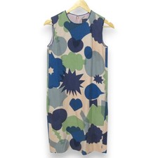 mina perhonen flower basket sleeveless dress size 36 multicolor Women USED