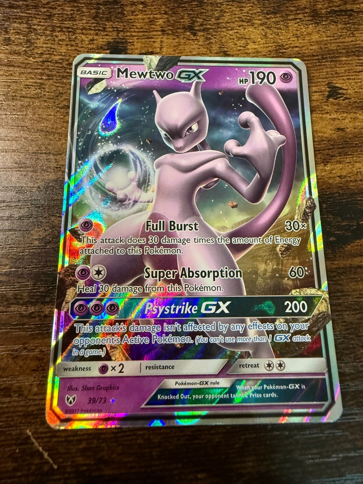 Mewtwo GX 39/73 Shining Legends Holo