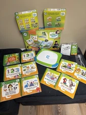 LEAP FROG 🔥 Electronic Leap Start 3D Childrens Learning Toy + Lot Of 8 Books