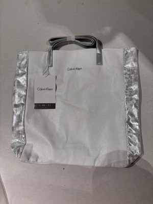 Calvin Klein Tote Bag, with small zippered pouch, & zippered pouch ins