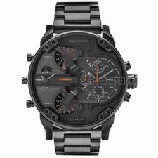 Orologio Diesel DZ7315 Mr Daddy 2.0 Cronografo Gunmetal Acciaio Inox 57mm