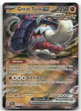 Great Tusk ex #53/91 (Holo) (LP) SV: Paldean Fates PAF Pokemon