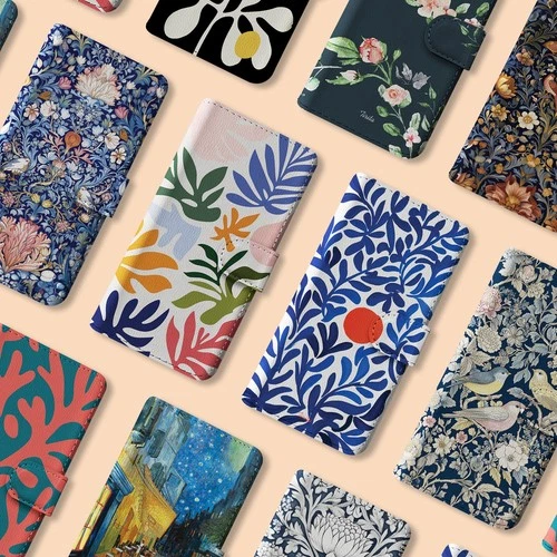 Personalised Wallet Phone Case for iPhone 17 16 15 14 Pro Max Floral Matisse Art