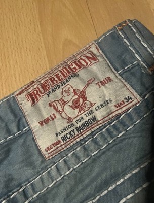 こうにゃんTRUE RELIGION Rainbow Ricky 32 true religion jeans ricky rainbow size 32 light blue | eBay