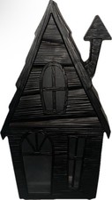 Seasonal Lighted Halloween Haunted House Decor Black. Batterys not included-NEW