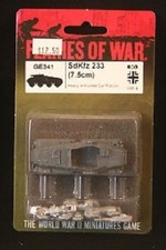 SDKFZ 233 7.5cm German Heavy 8-wheel Armored Car 15mm WWII Flames of War GE341