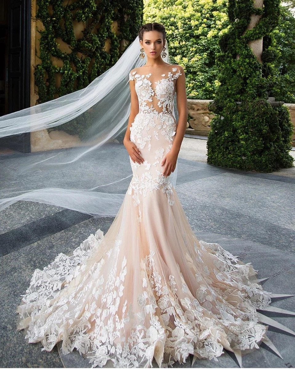 wedding dresses in beige color Full-Length for sale Style_columngown How To Wear Dresses Fit:Contemporary Please note