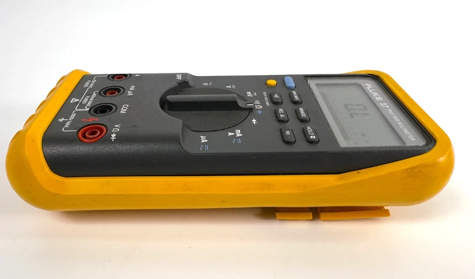 Fluke 87 True RMS Multimeter With Yellow Boot Industrial Digital Tested Working - Image 4 of 4