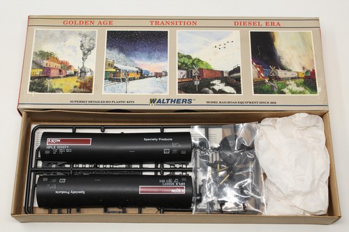 Kit negro coche cisterna Exxon HPLX 355071 escala HO Walthers 932-5209 54' | Condition: Used