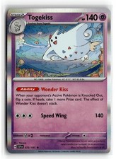 Pokemon: SV08: Surging Sparks Togekiss #072/191 Rare,Holo .P2N