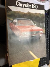 Publicité CHRYSLER 180
