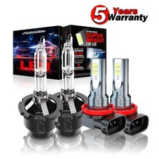 For Infiniti FX35 2006-2012 Xenon HID Headlight Bulbs High/Low  Fog Lighs Kit